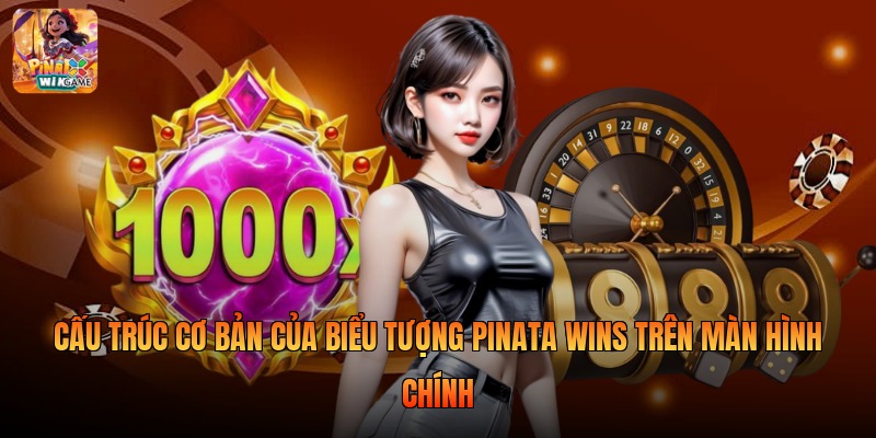Cấu trúc cơ bản của biểu tượng pinata wins trên màn hình chính